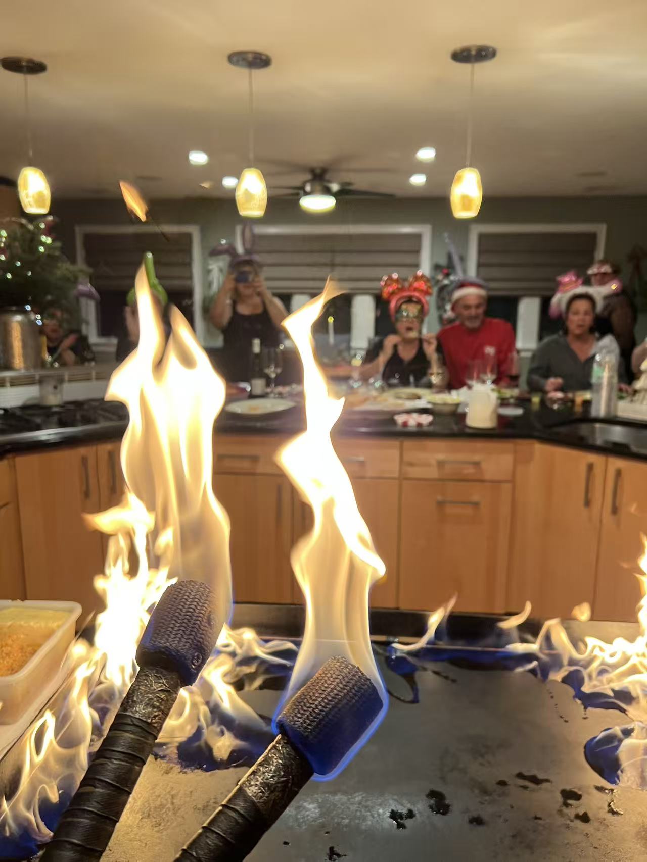 Outdoor hibachi party catering Cape Cod
